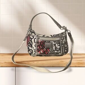 COACH Poppy Series 2way Shoulder Handbag POPPY Rare